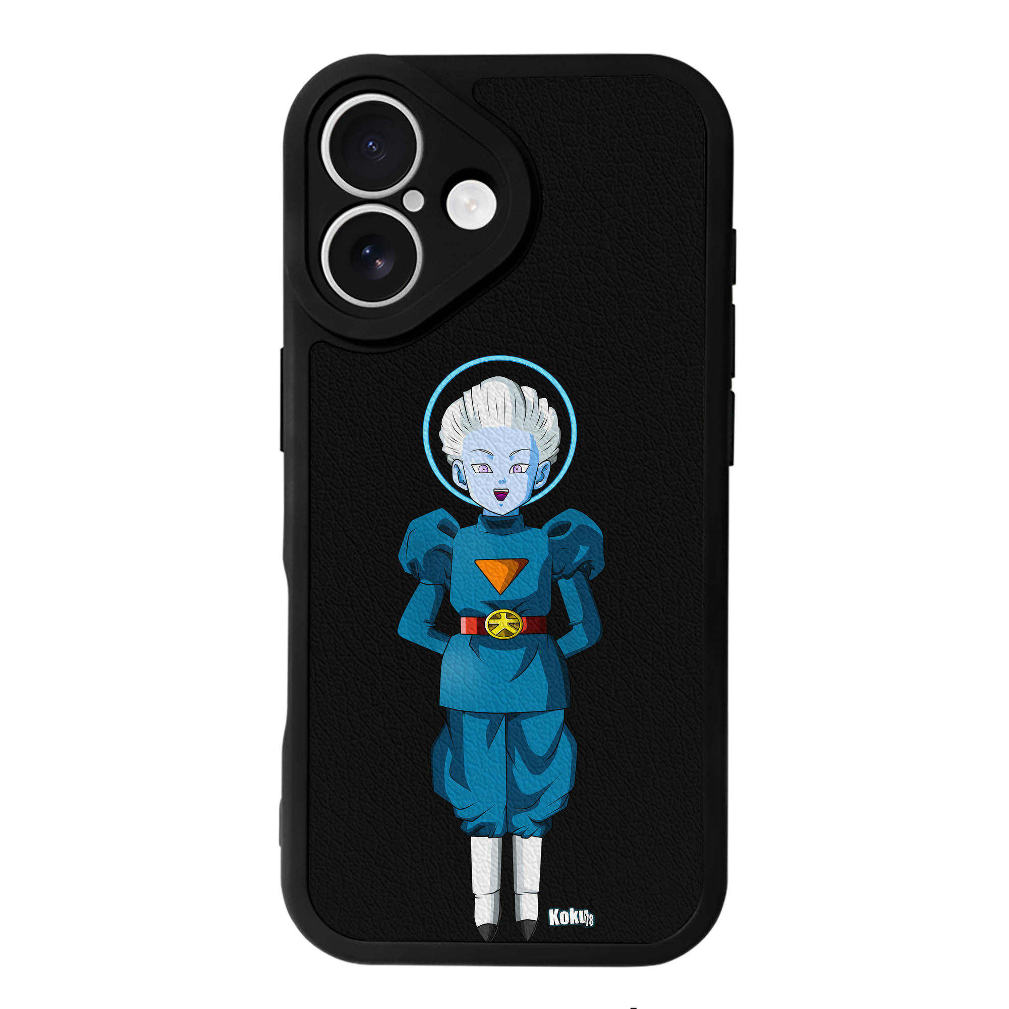 （画像用） ドラゴンボール DRAGON BALL 【iPhone 16シリーズ対応】シリコンスマホケース（レザー調） 材質：シリコン